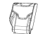 Mopar 6RU28LR5AA Cover Rear Seat Back 2ND Row Right