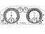 Mopar 56046556AB Cluster Instrument Panel