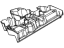 Mopar 5281309AB Pad Engine Foam Blocker