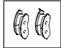 Mopar V1013674AC Pad Kit Front Disc Brake