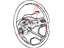 Mopar 5GG25DX9AK Steering Wheel