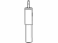 Mopar 2AMST020AA Shock Absorber Kit Suspension Front