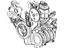 Mopar 4668364AC Tensioner And Bracket Engine Mount