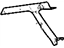 Mopar 5FA18RC3AG Molding Windshield Garnish, Passenger Side