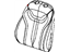 Mopar 5LH72DX9AA Cover Front Seat Back