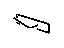 Mopar 55156043AB Nameplate, Silver, Front