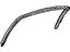 Mopar 4780162AB Weatherstrip Rear Door Flush Glass