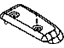 Mopar TZ62XXXAA Cap Footrest Screw Cover