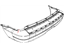 Mopar 68002926AA Fascia Rear Primed
