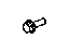 Mopar 6104336AA Door Trim Panel Fastener, Front