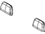 Mopar 1XZ68DX9AB Headrest Rear
