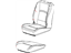 Mopar 1RU49DK2AA Cover Front Seat Cushion
