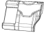 Mopar 6RU21LR5AB Cover Rear Seat Back 2ND Row Left