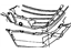 Mopar 5015522AA Retainer Package Fascia