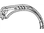 Mopar 4724623AC Inner Wheelhouse Extension, Rear