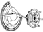 Mopar 52104698AD Hub And Bearing Brake Front