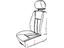 Mopar 1FX241D5AA Cover Front Seat Back