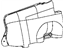 Mopar 68039422AD Silencer Fender To Hinge Pillar