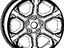Mopar 1UB19SZ0AB Wheel Aluminum