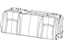 Mopar 68091608AA Seat Back Pad, Rear