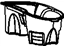 Mopar 68031278AA Mat Console Cup Holder