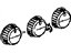 Mopar 5073373AA Heater Control Knob