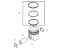 Mopar 68067120AA Piston Pin And Rings .50Mm Outside