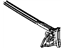 Mopar 5076138AF Inner Weatherstrip, Rear Passenger Side