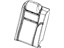Mopar 68104310AA Seat Back Pad, Rear Passenger Side