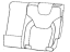 Mopar 6ST11LA3AD Cover Rear Seat Back Left
