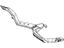 Mopar 55056920AB Duct Floor Rear