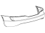 Mopar 68195688AB Fascia Rear Primed