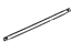 Mopar 5067752AB Weatherstrip Rear Door Belt Outer