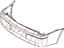 Mopar 4806188AC Fascia Rear