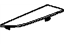 Mopar 1SE58GT5AA Insert, Dark Gray, Rear Passenger Side