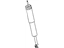 Mopar 5039356AI Shock Absorber, Rear