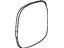 Mopar 5161009AA Mirror Glass, Black, Front Driver Side