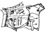 Mopar 5JZ99BDXAB Molding D Pillar