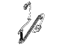 Mopar 68360881AB Wiring Sliding Door Track Right