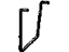 Mopar 55395814AB Latch Rods, Center Outer Passenger Side