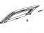 Mopar 1ZP54JXWAA Glove Box, Front Upper