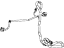 Mopar 68214622AB Wiring Console Rear Harness. USB And Power Outlets