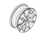 Mopar 6VN20MAAAA Wheel Aluminum