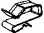 Mopar 6036737AA Clip Attaching Oxygen Sensor To Heat Shield