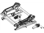 Mopar 5135282AA Cushion Frame, Front Passenger Side