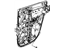 Mopar 68002892AA Window Regulator, Rear