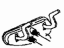 Mopar 4658818 Handle, Outside, Black, Rear
