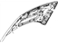 Mopar 55396564AB Hood, Front