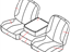 Mopar 1FN241D5AA Cover Front Seat Back Passenger