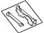 Mopar 5096669AA Seat Reinforcement, Front Driver Side